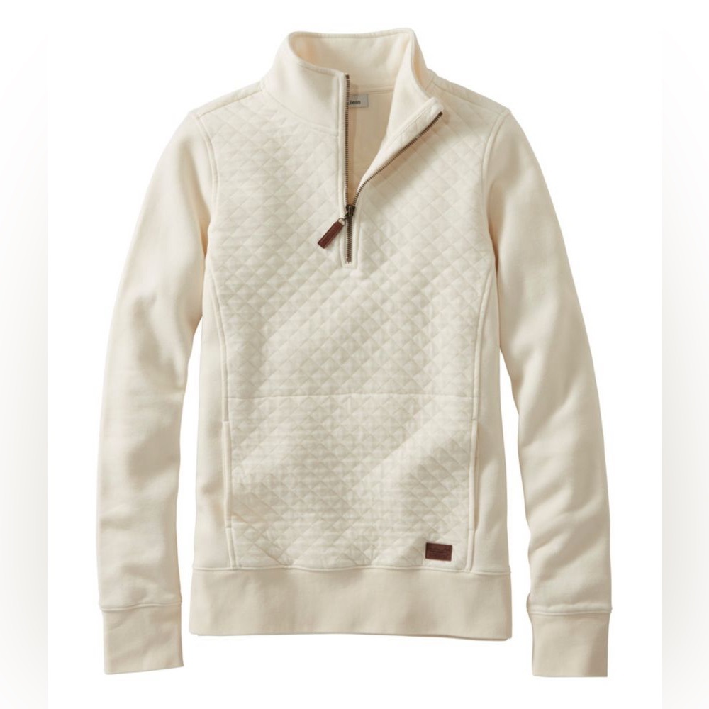 L.L.Bean Quilted Quarter-Zip Pullover